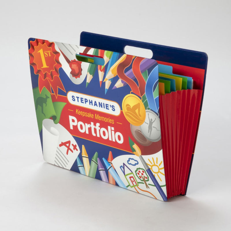 Open Portfolio - Knowledge Builder Art Portfolio Expandable Keepsake Folder - KBPKP01