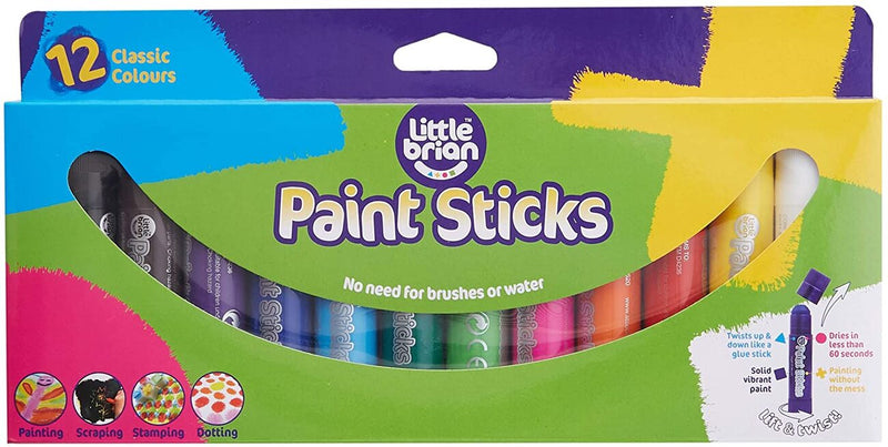 12 Pack Classic Lift & Twist Paint Sticks - LBPS10CA12