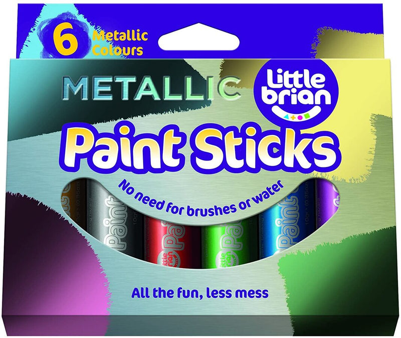 6 Pack Metallic Lift & Twist Paint Sticks