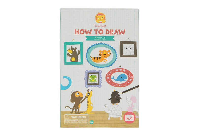 Animals How to Draw Activity Box Set