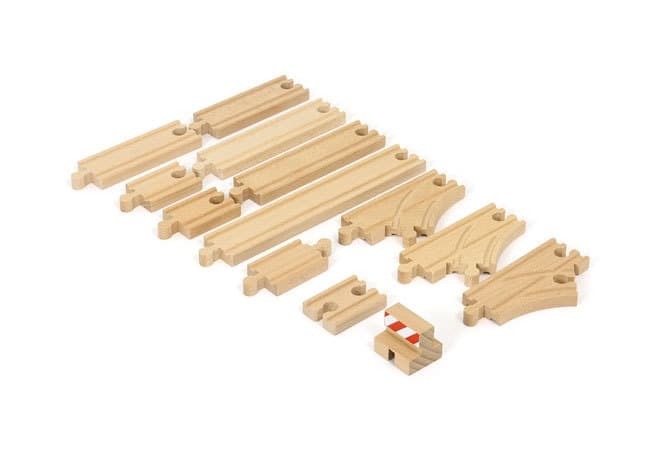 13 Piece Wooden Train Track Starter Pack by Brio