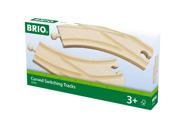 Curved Switching Tracks by Brio