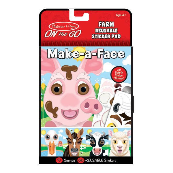 On The Go Farm Reusable Stickers