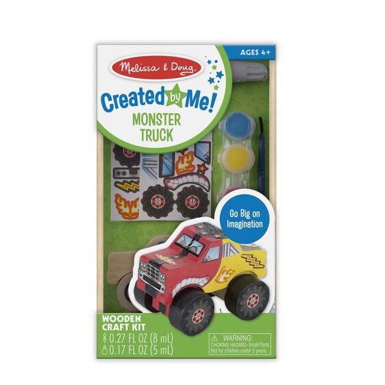 Monster Truck Created by Me! Wooden Craft Kit