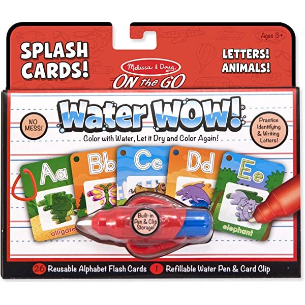 Letters! Water WOW! Splash Cards
