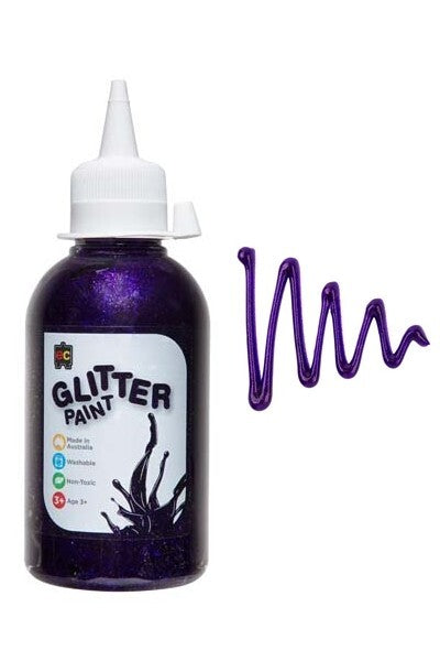 Fairy Purple 250ml Glitter Acrylic Paint