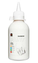White 250ml Junior Acrylic Rainbow Paint