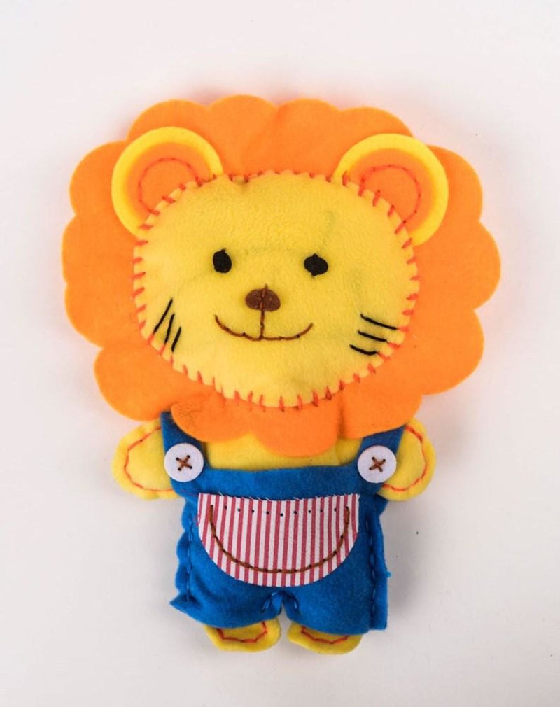 Finished Made View - Avenir Lion DIY Soft Toy Sewing Craft Kit - CH1372