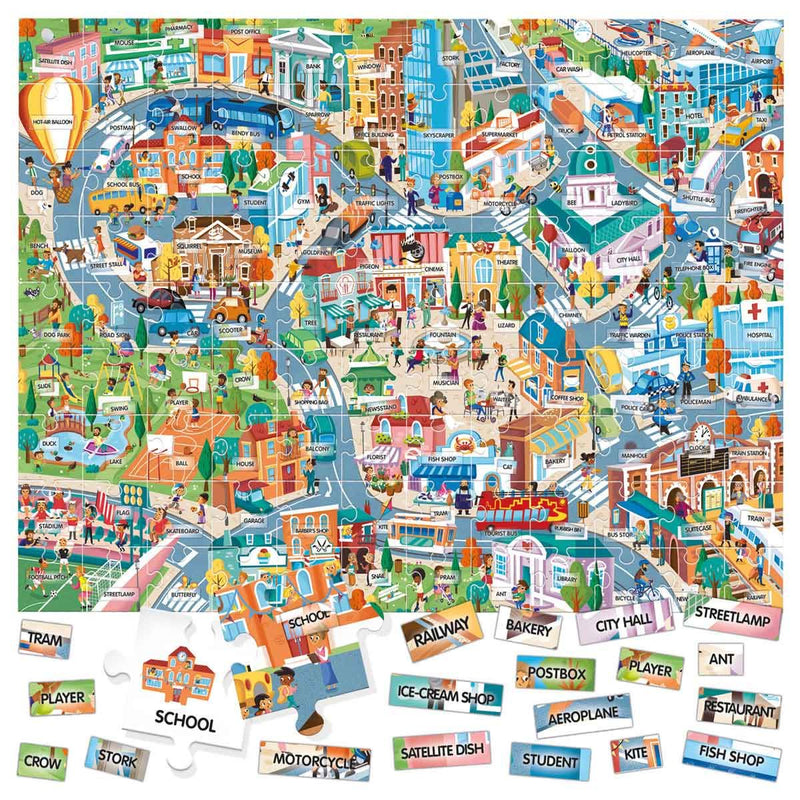 Easy English 100 Words City